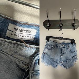 One Teaspoon Bandits Jean Shorts